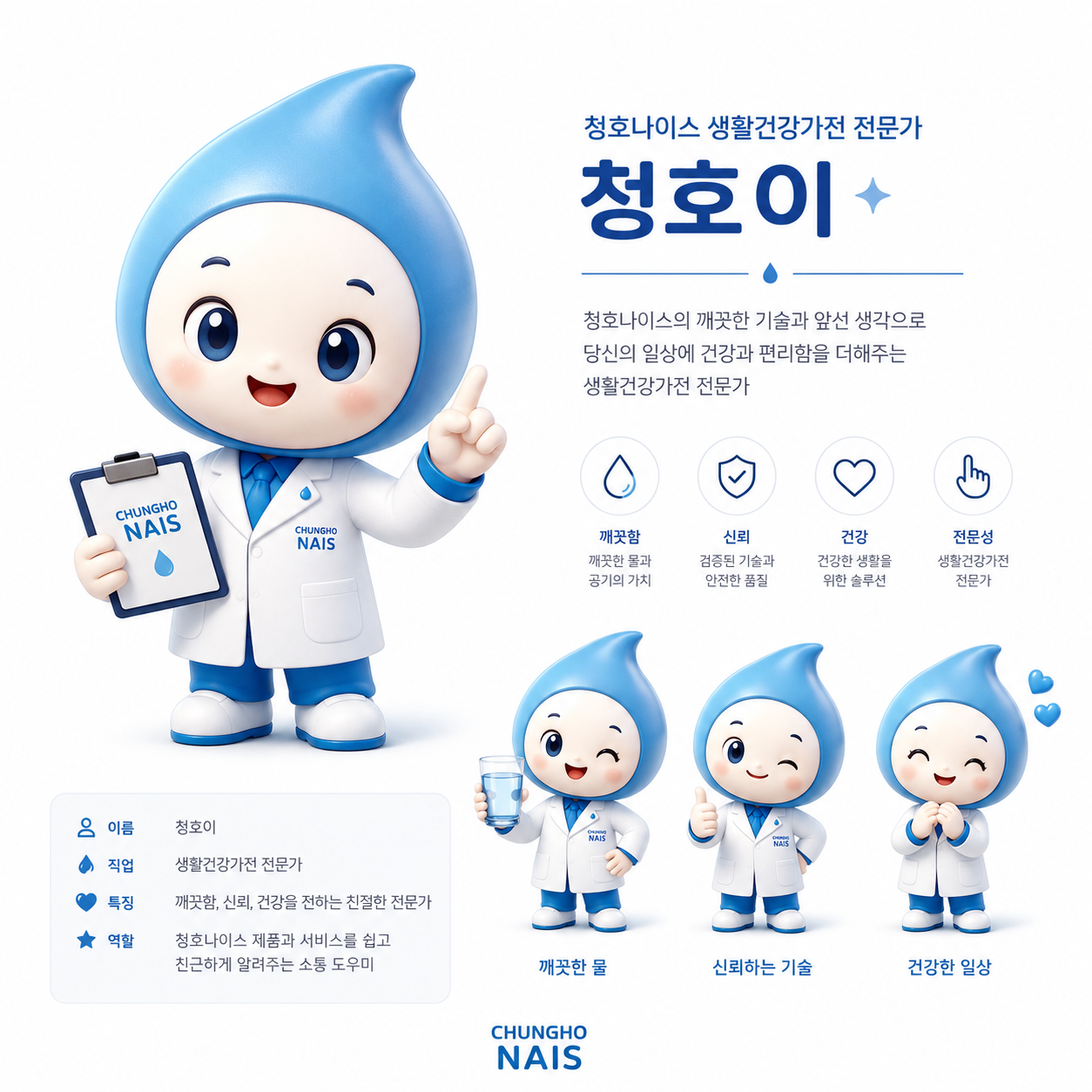 청호나이스 마스코트 청호이